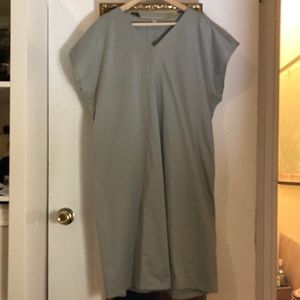 Sage/grey uniqlo flowy dress medium